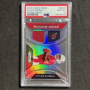 2019 Prizm Silver Rookie Gear #RGKM Kyler Murray Cardinals PSA 10 GEM MINT - Bild 1 von 2
