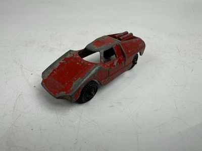  Tootsie Toy Diecast Metal Toy Fiat Red 2.5" Vintage  - Image 1 of 4