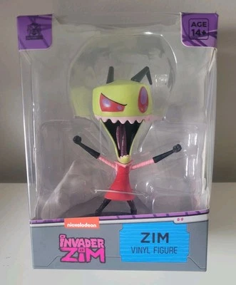 2023 Nickelodeon Invader Zim Culturefly ZIM Vinyl Figure HTF Retro Ships Fast! - Image 1 of 4