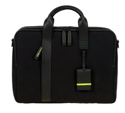 Bric's Moleskine Impermeable Negro Laptop Tableta Negocios Maletín Bolso Bonus De Colección Foto 1 de 4