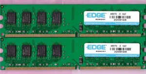 4GB 2x2GB PC2-6400 EDGE Memory 2GN581608 PE21553802 DDR2-800 Desktop Ram Kit - Picture 1 of 3