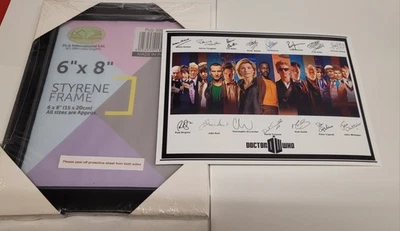 DR WHO 60 YEARS LIMITED EDITION PHOTO A5 SIGNED FRAMED £12 GIFT XMAS BOGOF FPOST - Image 1 of 4