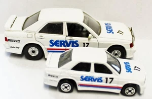 CORGI PEQUEÑO Y GRANDE MERCEDES 190E SET EN BUEN ESTADO NUNCA JUGADO CON - Imagen 1 de 4