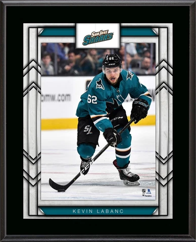 Kevin Labanc San Jose Sharks 10.5" x 13" Sublimated Player Plaque Cover