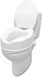 Pepe Toilettensitzerhöhung mit Griffen, Erhöhung für ältere Menschen 6 Zoll gepolsterte Handläufe - Bild 1 von 5