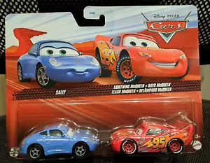 CARS - SALLY & LIGHTNING McQUEEN - Mattel Disney Pixar - Foto 1 di 2