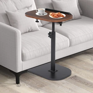 Living Room C-shaped Side Table Height Adjustable Side Table Small Coffee Table - Picture 1 of 20
