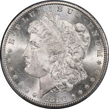 1880-S Morgan Silver Dollar, Frosty, PCGS MS-64