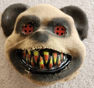 BEAR Candycorn MASK SCARY HALLOWEEN HORROR COSTUME EVIL TEDDY  Nwt - Image 1 of 2