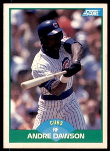 1989 Score Andre Dawson Chicago Cubs #2