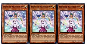 Yugioh - 3X Score the Melodious Diva - Común - Ilimitado - BOSH-EN013 - CASI NUEVO - Imagen 1 de 1