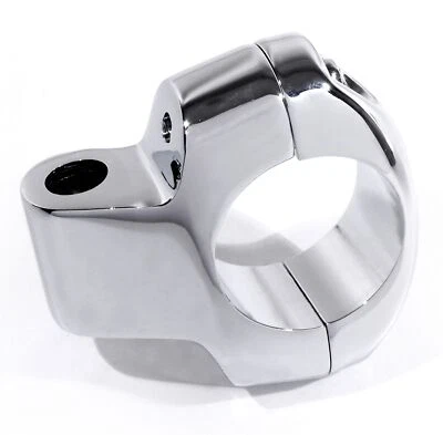 Spiegel Halter Chrom Spiegelhalterung Lenker für Harley Suzuki Honda 25mm 1 Zoll - Bild 1 von 3