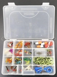 Tackle Logic Fishing Box Lot Full Jigs Bobbers Hooks Stringer Sinkers Slips - Picture 1 of 9