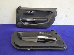 2015-2023 Ford Mustang GT S550 Pair Door Panels Base Leather Card Handle - Picture 1 of 12