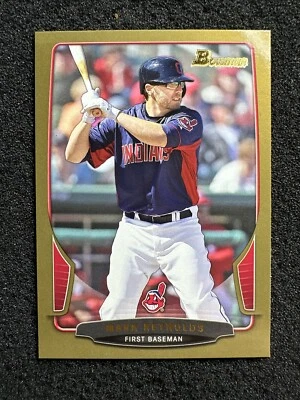 MARK REYNOLDS #112 2013 Bowman Gold QTY Cleveland Indians - Image 1 of 2