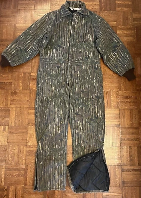 Vintage 90s Red Head Camo Hunting Coveralls Men's Size L Reg 42-44 Realtree USA - Image 1 of 4