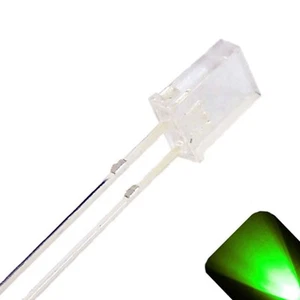 5x2x5x7mm Rechteckige LEDs Weitwinkel Rein Grün LED Quadratisch x 2 5 7 - 7x5x2mm - Bild 1 von 3