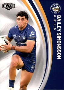 2024 Parramatta Eels NRL TLA Elite Card - Bailey Simonsson - Picture 1 of 3