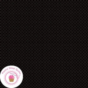 Marcus Fabrics RINGS 310372 Black Circles Tonal Background Quilt 30s - Picture 1 of 2