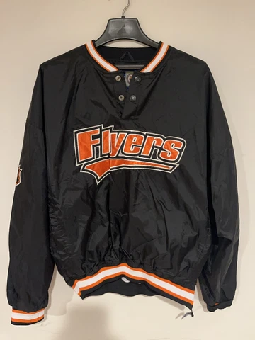 Vintage Philadelphia Flyers NHL STARTER Hockey Jacket Windbreaker Pullover XL Cover