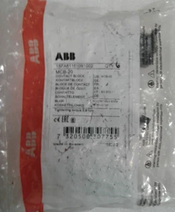 Lot of 6 ABB MCB-20 ASEA BROWN BOVERI 1SFA611610R1002 NOS Contact Block  - New - Picture 1 of 6
