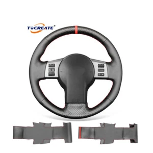 DIY Carbon Fiber PU Leather Steering Wheel Cover for Infiniti FX FX35 FX45 #Q032 - Imagen 1 de 11
