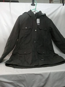 Damen Bern Wintermantel Scheune Arbeitskleidung grau Kapuze gesteppt Flanell gefüttert 2XL  - Bild 1 von 13