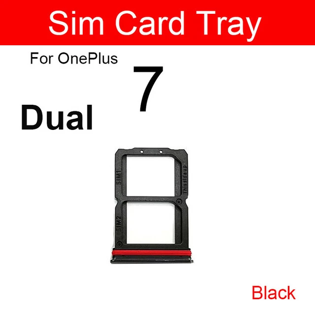 For Oneplus 7  1+7 One Plus 7 Dual SIM Card  Tray Adaptor Slot Holder Socket UK - Image 1 of 1