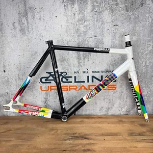 Cinelli Vigorelli Track Caleido Large (55.5cm) Track Bike Alloy Frameset 700c 22 - Picture 1 of 13