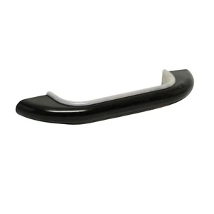 Vintage 4.375 in. Mid Century Black & White Plastic Bridge Pull - Picture 1 of 6