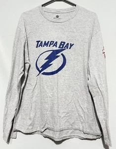 Fanatics long-sleeve T-shirt in size XL, featuring the Tampa Bay Lightning - Picture 1 of 5