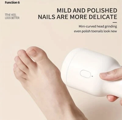 Electric Foot Grinder White USB - A0084 - Image 1 of 4