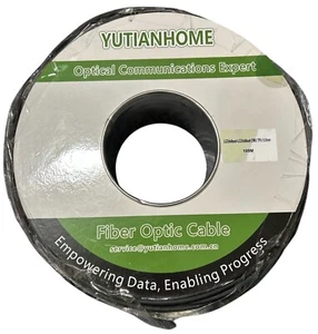 330ft/100m OD-5mm Industrial TPU OM3 Fiber Optic Uniboot LC to LC Outdoor *Read* - Picture 1 of 3