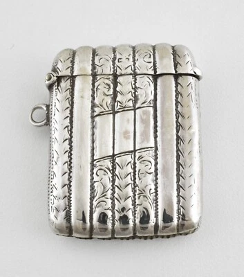 Antique English Edwardian Solid Silver Novelty Cigar Vesta Case, Birmingham 1906 - Image 1 of 4