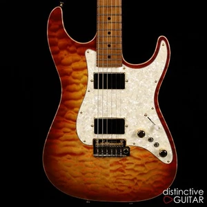 NEW TOM ANDERSON GUITARWORKS DROP TOP CLASSIC NATURAL ORANGE BURST GUITAR - Picture 1 of 14