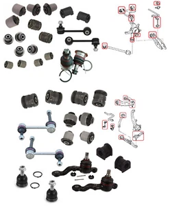 Rear Front Control Arm Bushings Ball Joints Drop Links for Lexus IS200 IS300 - Picture 1 of 1