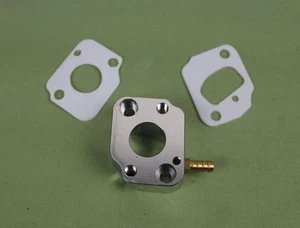 aluminum isolator carb block with teflon gasket for WYK33 carburator rc boat - Picture 1 of 1