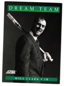 1991 Score Will Clark #886 - Picture 1 of 2