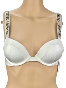 VICTORIA'S SECRET SHINE STRAP SEXY TEE PUSH-UP BIKINI SWIM TOP ADD ONE CUP NWT - Picture 1 of 17