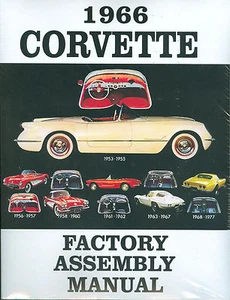 1966 CORVETTE  FACTORY ASSEMBLY MANUAL-BOUND - Picture 1 of 1