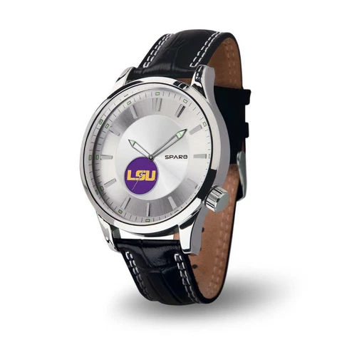 LSU Tigers Men's Watch - Icon Style [NEW] NCAA Jewelry Clock Quartz Cover