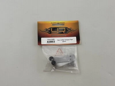 Yeah Racing Dark Drifter Exhaust Tube (2 Pcs) YA-0165 Modeling - Image 1 of 4