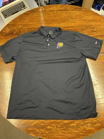 Limited Nike Indiana Pacers x Corona Dri-Fit Polo Men's 2XL  Navy Cover