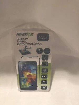 PowerXcel Premium Tempered Glass  Screen Protector, Samsung Galaxy S5 - Image 1 of 2