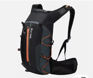 WEST BIKING 10L Waterproof Outdoor Sports Bicycle Bag Backpack Rucksack Orange - Imagen 1 de 5