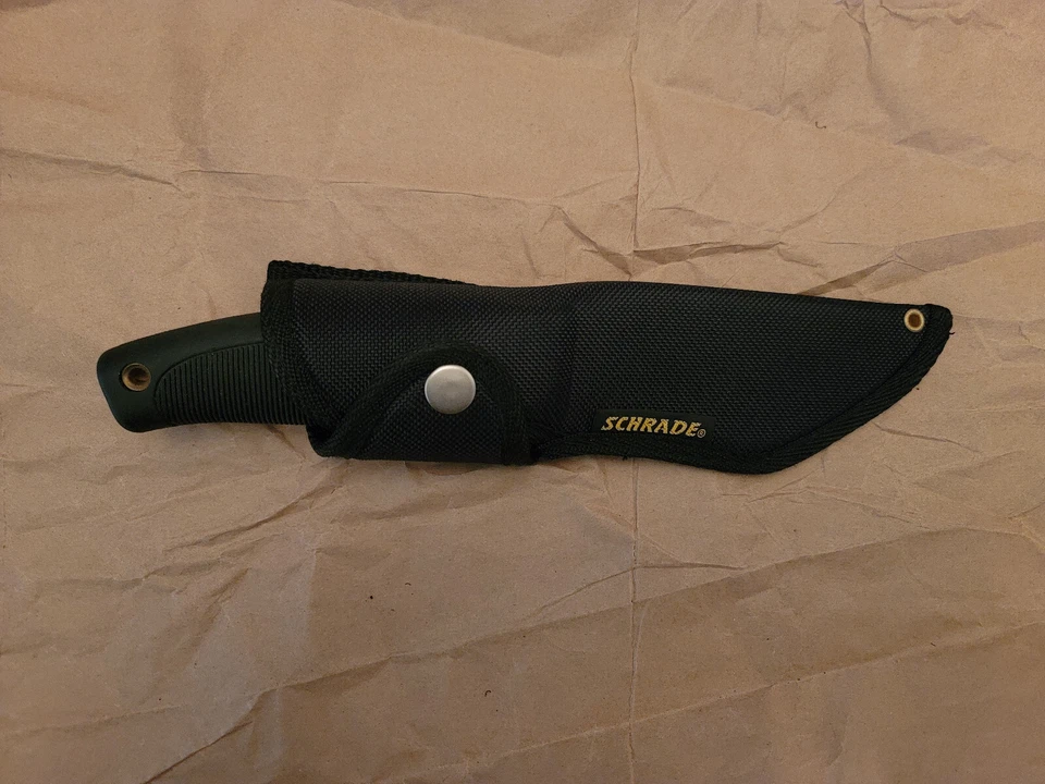 CUCHILLO CAZADOR SCHRADE XTIMER CON ESTUCHE - NUEVO, CAJA ABIERTA Foto 1 de 4