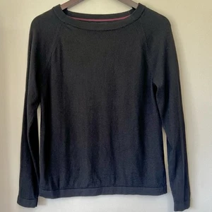 Maglione Banana Republic 100% lana merino taglia media nero girocollo classico - Foto 1 di 13