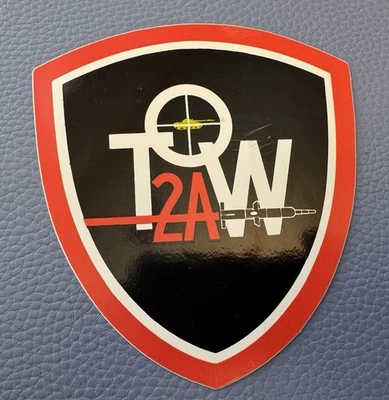 T2AW TANQUE TERMINATOR Raro Promo Adhesivo Original DE COLECCIÓN Militar Efímero Foto 1 de 4