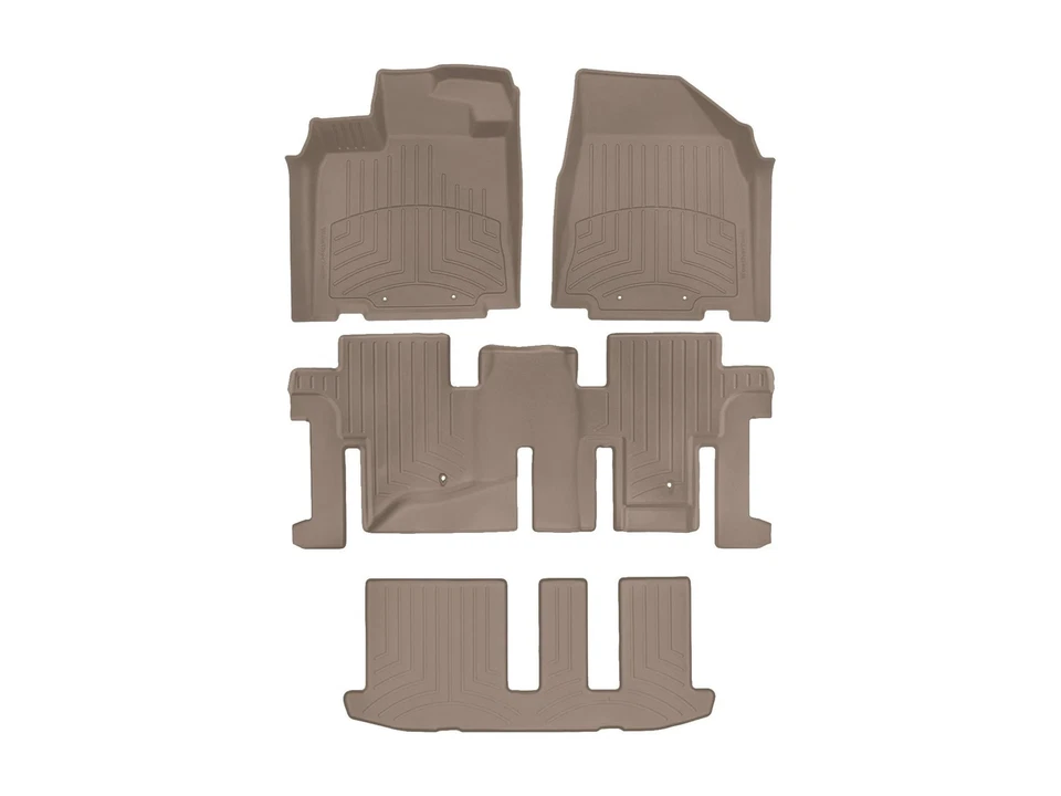 WeatherTech FloorLiner 惠普 适用于 2014 - 2020 英菲尼迪 QX60 - 全套,黑色 — 第 1/1 张图片