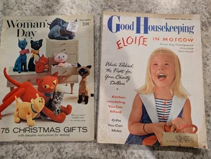 VTG Womans Day (Nov 1960, Christmas)  & Good Housekeeping (Nov 1959) Magazines - Picture 1 of 4